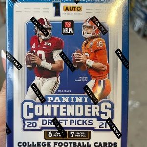 College panini football blaster